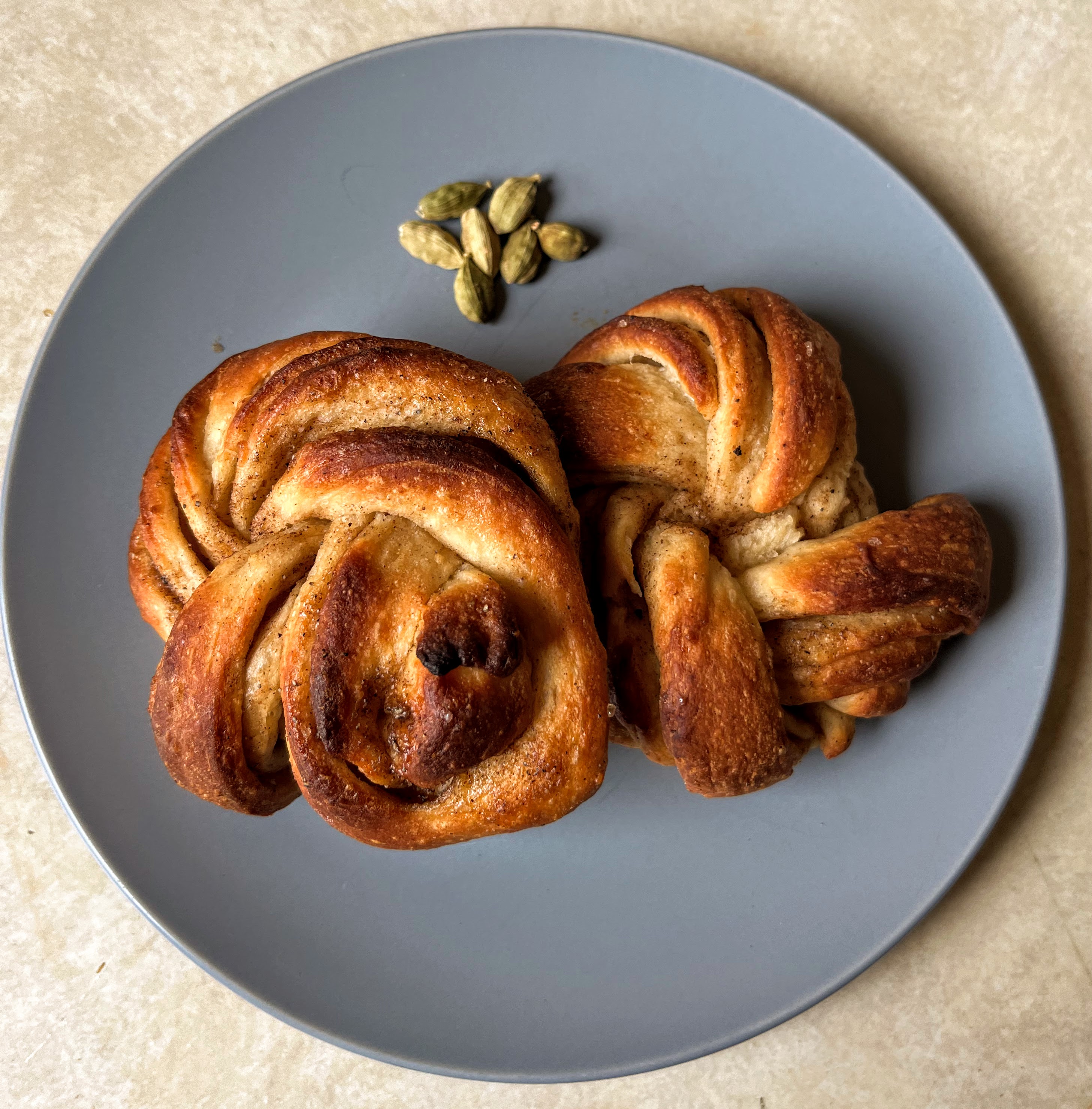 Cardamom buns.